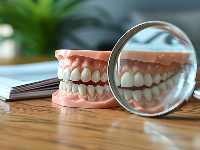 Nasazovací zuby: Před a po